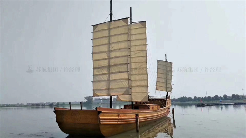 云南铜锣坝景区-18米大型景观装饰帆船